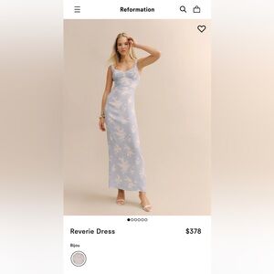 REFORMATION REVERIE DRESS - Worn Once - women’s Size 0